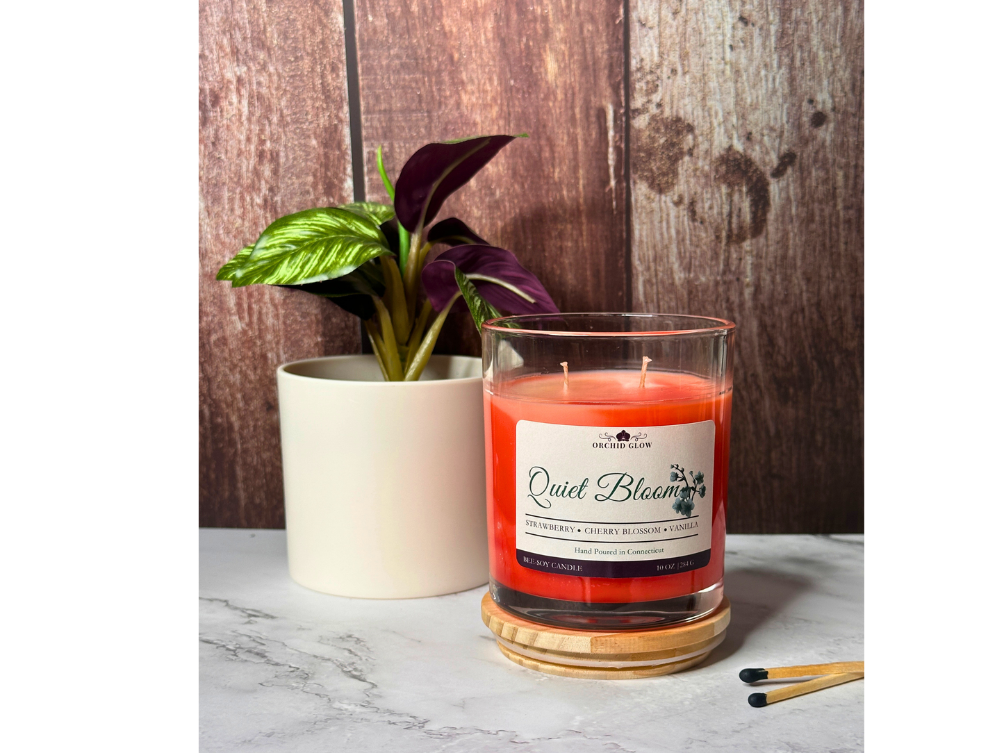 Quiet Bloom 10 Oz Soy Candle