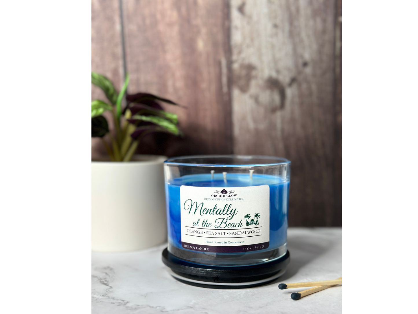 Mentally at the Beach 12 Oz Soy Candle
