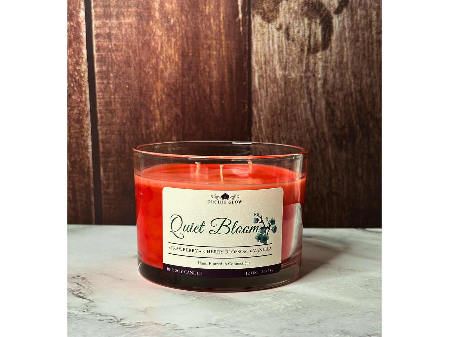 Quiet Bloom 12 Oz Soy Candle