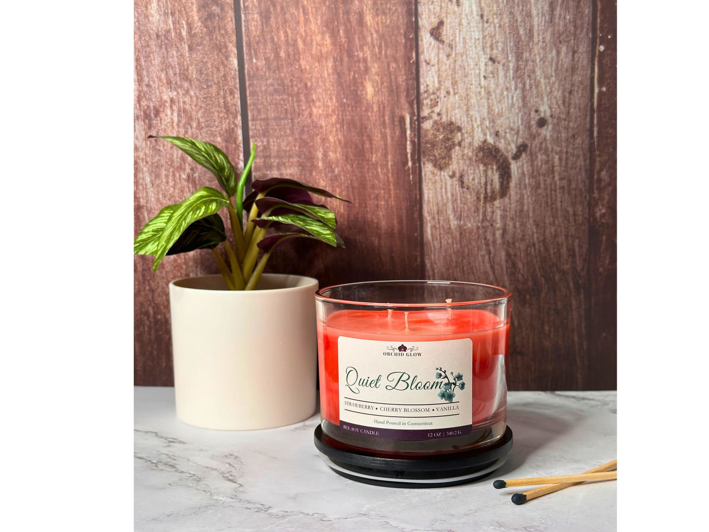 Quiet Bloom 12 Oz Soy Candle