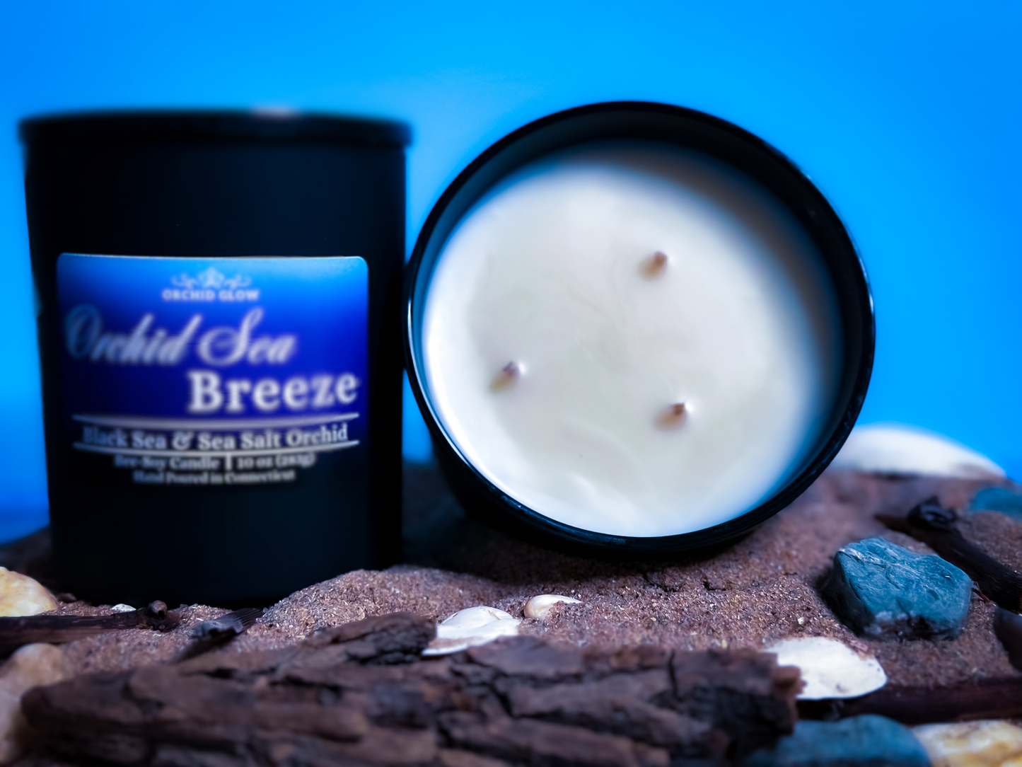 Orchid Sea Breeze 12 Oz Soy Candle